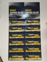 Adhésif liquide transparent personnalisable en gros, 12 pièces, forte puissance de liaison, Super Gel