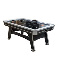 Mesa de Hockey de Aire Eléctrica E-SCORER de Diseño Negro Lujoso de Alta Gama de 7 Pies en Venta
