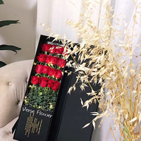 Boîte à fleurs luxueuse INUNION, boîte cadeau en papier pour rose, Saint-Valentin