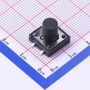 UK-B0262-G11-160 Tactile Switch SMD Switch Single Pole Single Throw Round Button 1.6N Vertical Mount - Product Image 1