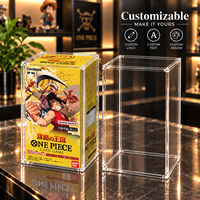 Étui de présentation magnétique en acrylique personnalisable de qualité supérieure pour le jeu de cartes One Piece OP-04 Kingdom of Intrigue, étanche et anti-poussière, N52