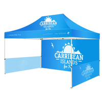Tente pliante en aluminium pour l'extérieur et l'intérieur, imperméable, robuste, publicitaire, portable, pour événements, salons professionnels, expositions, tente personnalisée