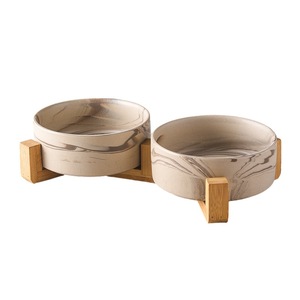 Nouveauté Logo personnalisé bol <span class=keywords><strong>pour</strong></span> animaux de compagnie bol surélevé en céramique <span class=keywords><strong>pour</strong></span> <span class=keywords><strong>chat</strong></span> et chien <span class=keywords><strong>pour</strong></span> l'alimentation en eau - Product Image 2