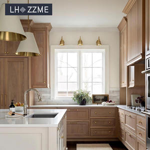 Complete Kitchen <strong>Cabinet</strong> Sets Solid Wood Custom Kitchen <strong>Cabinet</strong> <strong>Pantry</strong> Organizer Quartz Countertop Ready to Assemble Cupboard - Product Image 2