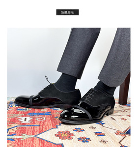 2026 Fashion <b>Top</b>-Notch Cowhide Shoes for Casual Wedding Attire, Business Formal Wear, Durable and Breathable Dress Shoes&Oxford - Product Image 3