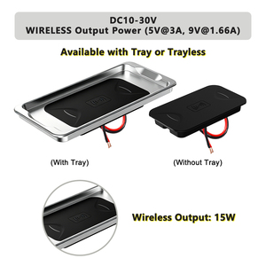 <span class=keywords><strong>Chargeur</strong></span> de téléphone sans fil embarqué 15W pour voiture, <span class=keywords><strong>chargeur</strong></span> sans fil intégré 12V 24V pour bus, siège, marine, fourgonnette, camping-car - Product Image 4
