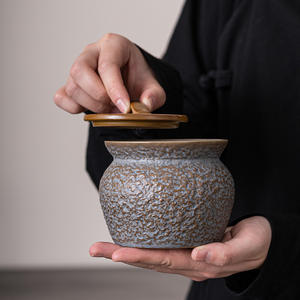 Marmite à soupe, marmite à ragoût <span class=keywords><strong>avec</strong></span> <span class=keywords><strong>couvercle</strong></span>, petit pot à nourriture, pot individuel <span class=keywords><strong>en</strong></span> <span class=keywords><strong>terre</strong></span> cuite, double cuiseur, pot <span class=keywords><strong>en</strong></span> céramique - Product Image 3