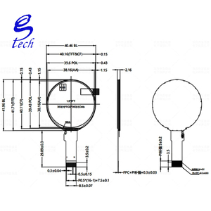 Pantalla LCD TFT de 1.5 Pulgadas ST77916, Pantalla Pequeña con Resolución de 360x360, Pantalla Redonda LCD QSPI - Product Image 4