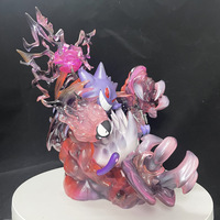 Figurine d'action Pokémon GK Gengar Family Shadow Ball Evolution Group Fantasy House, Super Grande, Ornement de bureau Anime