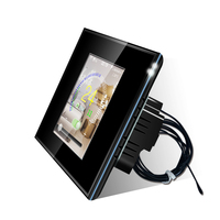 Interrupteur mural AC, contrôle de l'alimentation, application HomeKit, maison intelligente, lumière tactile, Google Home, Alexa, wi-fi sans fil, Tuya, interrupteur thermostatique intelligent