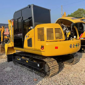 Pelles sur chenilles Komastu d'occasion certifiées CE avec godet PC70 7 TON Machines d'excavation d'occasion du Japon - Product Image 1