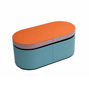 Haute qualité <span class=keywords><strong>DYSON</strong></span> voyage fer à lisser sèche-linge boîte de rangement ovale cadeaux étui avec gaufrage impression fer à friser emballage - Product Image 4