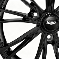 Jantes en alliage RUJ Wheels MSW X2 Performance 15 pouces 3H pour Smart EQ Fortwo Forfour Brabus Proxy Cabrio City Coupe Prime