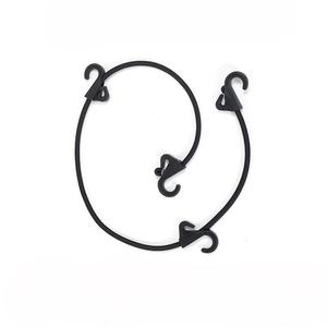 Corde élastique à quatre griffes pour rangement extérieur, sangle de fixation pour <span class=keywords><strong>camping</strong></span>-<span class=keywords><strong>car</strong></span>, corde de fixation pour bagages, corde à linge, accessoire de rangement - Product Image 3
