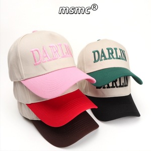 Gorra de Béisbol Bordada Darlin, 100% Algodón, Unisex, Corona Alta, Gorra para el Sol, Gorra Deportiva Informal - Product Image 5