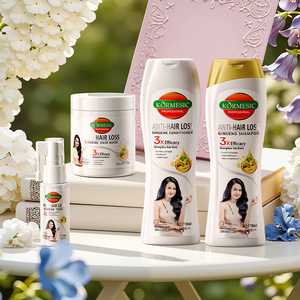 KORMESIC Bpom Certified OEM Anti-Hair Loss Ginseng Shampoo <b>Conditioner</b> Hair Care Set for Women Hair Care with Ginseng Formula - Product Image 1