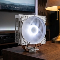 12e génération silencieux 1700 CPU ventilateur 2011 Double tube en cuivre 4PIN boîtier d'ordinateur radiateur de contrôle de température pour 1151 refroidissement