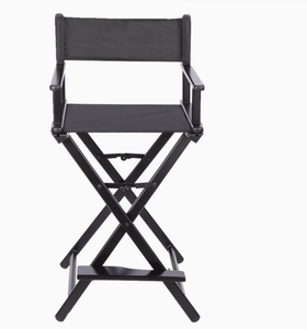 كرسي مكياج قابل للطي من الألومنيوم ، كرسي مخرج عالي الظهر خارجي محمول متعدد الوظائف للشعر - Product Image 6