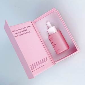 Customized 30ml Flat Shoulder Matte Green Glass Dropper <b>Bottle</b> White Screen Printing With Custom Paper <b>Box</b> - Product Image 6