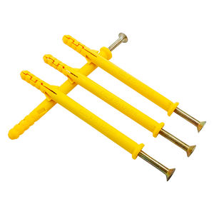 3.5mm PVC Plastic Screws and Wall Plugs Set for Masonry Brick Concrete Anchor Bolts Plug Expansion Insulation Anchor - Product Image 2