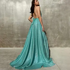 מפואר לנשף סקסי שמלת ערב שמלת נשים ערב שמלות באינטרנט Custom Sparkle גבירותיי ארוחת ערב שמלות