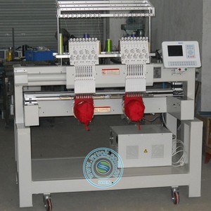 Máquina de Coser Industrial Hecha en China, Máquina de Bordar de 2 Cabezas - Product Image 3
