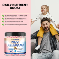 Gummies Probiotiques pour Enfants à Prix OEM, Fibres Alimentaires, Prébiotiques, Équilibre Digestif, Complément Alimentaire Probiotique pour Enfants
