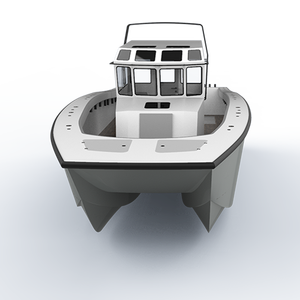 Poseidon 10m Catamaran en aluminium <span class=keywords><strong>Bateau</strong></span> de pêche à <span class=keywords><strong>moteur</strong></span> rapide <span class=keywords><strong>Bateau</strong></span> de croisière sportive avec cabine fermée et accès latéral - Product Image 1