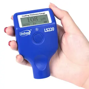 LS220 xe sơn Detector lớp phủ Độ dày Meter Đo thiết bị kỹ thuật số lớp phủ Độ dày Gauge giá xe sơn Tester