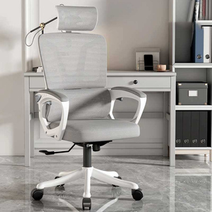 <span class=keywords><strong>Silla</strong></span> de Oficina Ergonómica Giratoria de Plástico con Malla, Diseño Ejecutivo, con Reposacabezas Ajustable, Venta al Por Mayor - Product Image 2