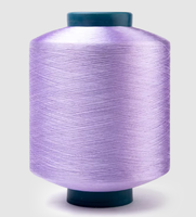 Dope Dyed Polyester Yarn 150D FDY 350TPM Twisted Polyester Yarn