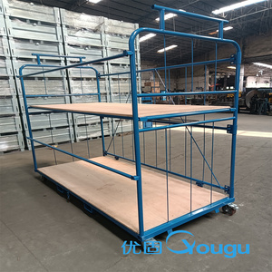 Carretilla de Transporte de Carga Pesada, Plataforma Plana para Paletas y Transportador de Carga para Logística de Almacén y Movimiento Industrial - Product Image 2