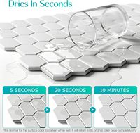 Nouveau tapis de séchage de vaisselle en pierre à conception modulaire 6 pièces, en diatomite de qualité alimentaire FDA, absorbant pour comptoir de cuisine
