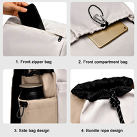 Sac à dos pour ordinateur portable personnalisé avec logo d'entreprise pour hommes, antivol, tendance, Oxford, imperméable, grande capacité