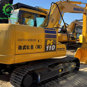 Excavadora usada Komatsu PC110 11ton usada Máquina excavadora Komatsu PC110 para construcción - Product Image 2