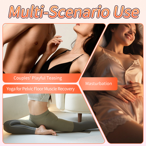 Vibrador de rehabilitación de suelo pélvico con descarga eléctrica rara para mujer, diseño en forma de huevo para un uso cómodo - Product Image 3