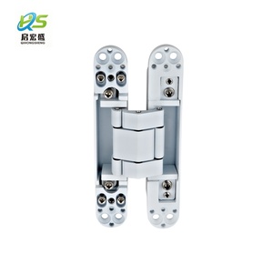 White Hinge 180 Degree Concealed Door 40kg Zinc 3d Hidden Rustproof Smooth Opening Bld-a01-3 180 Degree Opening Full - Product Image 4