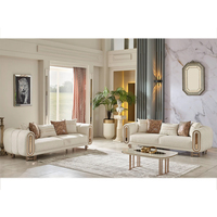 PZCN HOME Ensemble de canapés sectionnels incurvés de luxe, mobilier de salon moderne, canapé modulaire haut de gamme en tissu velours pour villa et hôtel