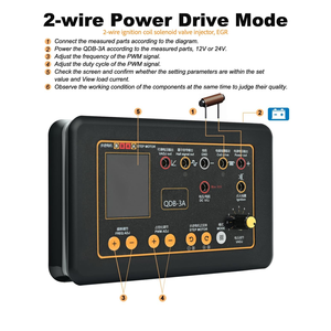 Auto Zündspule <span class=keywords><strong>Tester</strong></span> Auto Leerlauf Schrittmotor Magnetventil Injektor Aktuator Fehler detektor QDB-3A - Product Image 5