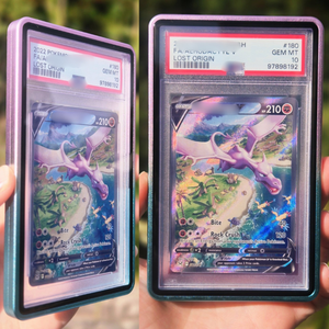 Nouveau sur Ama Zon Premium Graded Card Protector avec cadre en métal-Boîtier magnétique, empilable en aluminium <span class=keywords><strong>et</strong></span> en verre pour cartes BGS/PSA - Product Image 1