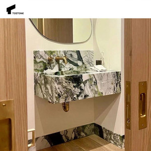 Tostone Moderne Naturel <span class=keywords><strong>Pandora</strong></span> Rectangle Marbre Pierre Évier Mural pour Conception Personnalisée Maison Villa Hôtel Décoration - Product Image 4
