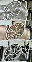 Rines de Aleación de Diamante Plateados Forjados Personalizados DS FI-R FIR EVO para Carreras, para BMW G20 G30 Mercedes Audi A4 A5 Porsche Cayman Ferrari