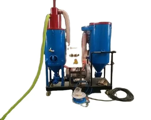 Tự Động Phục Hồi Bụi Miễn Phí Chân Không Di Động Phun Cát Sandblaster Máy Để Bán