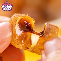 Holeywood 5g liquide centre mandarine aromatisé bonbons mous fruité délicieux morceaux dans un sac d'emballage
