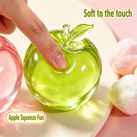 Balle anti-stress artisanale en maltose pomme verte à rebond lent et sonore