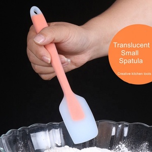 Kitchen Food Grade Silicone Spatula <b>Set</b> White <b>Baking</b> & Pastry Tools with Round Handle for Cooking & <b>Baking</b> - Product Image 6