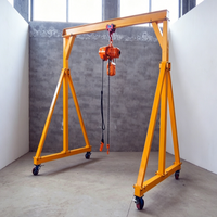 Mini-grue portique mobile sur roues de 0,5t à 1t, fiable et au design attrayant