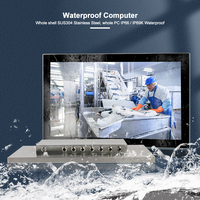 PC industriel tactile étanche IP66 IP69K 23,8 pouces Intel J1900 sans ventilateur, idéal pour l'automatisation industrielle - Meilleures ventes