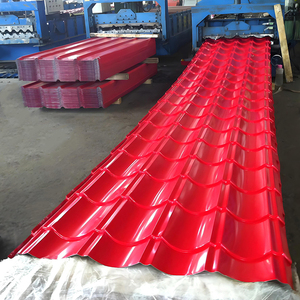 Tôles d'acier galvanisé ondulé prélaqué RAL, revêtement décoratif pour toitures et murs, résistant aux intempéries et pliable - Product Image 5