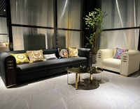 Neue VERSACEN Villa Luxus-Sofas Möbel Sofa Wohnzimmer-Set Luxus-Ledersofa